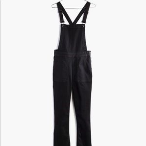 Madewell Black Demi Boot Overalls L